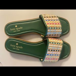 Kate Spade Palm Cove slide sandals, size 8